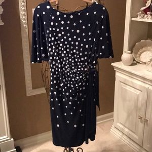 Polka for Tahari dress